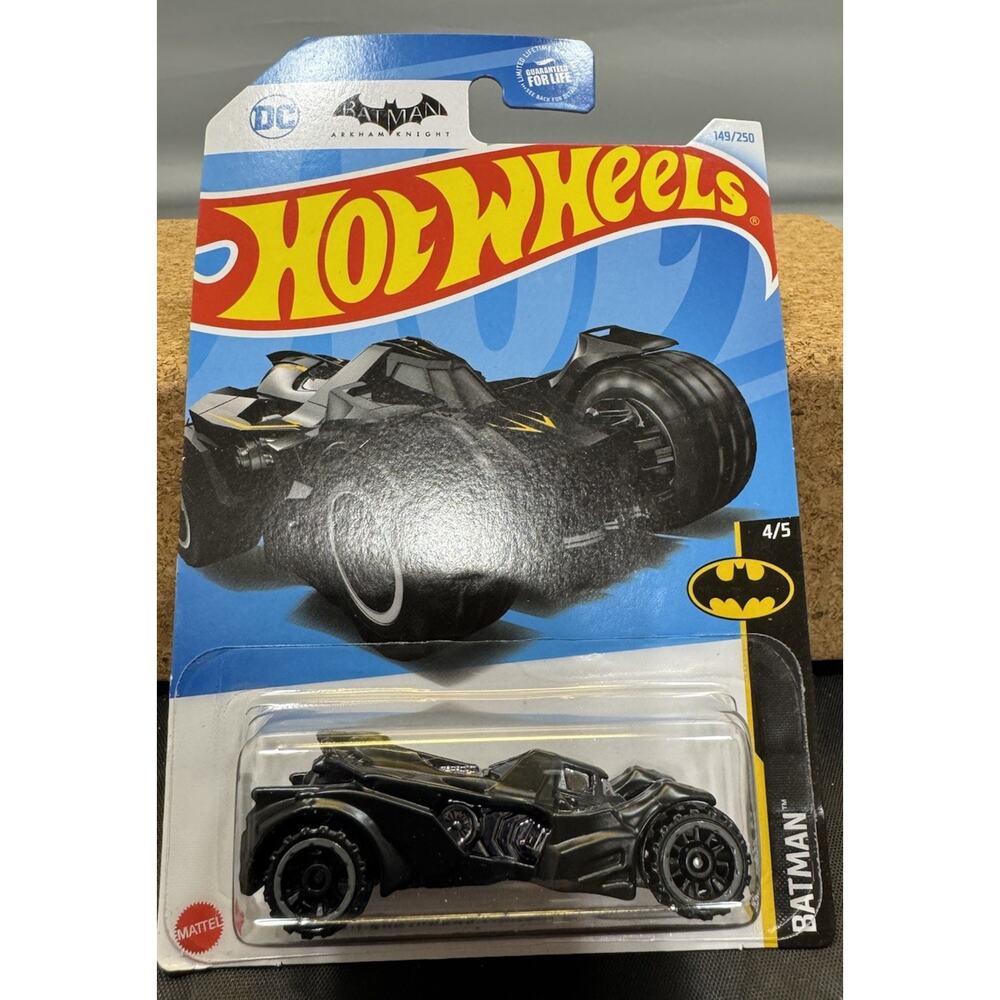 2024 Hot Wheels Batman: Arkham Knight Batmobile 149/250 Batman 4/5 Black 1:64